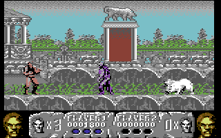 Altered Beast screenshot 4 for Commodore 64